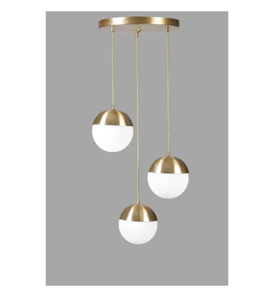 Kronleuchter, Gold, Weiss, Metallgehäuse, Metallkappe