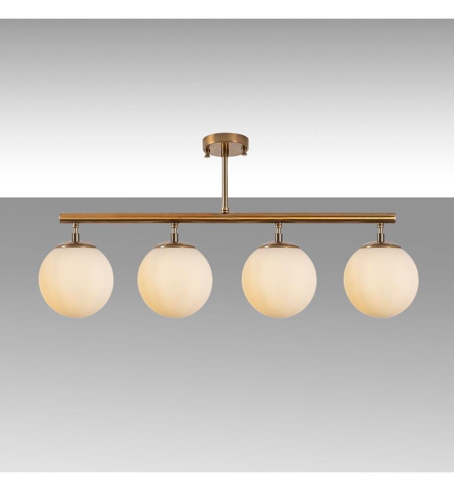 Jahrgang, Kronleuchter, 70 X 15 X 35 cm, Metallkörper