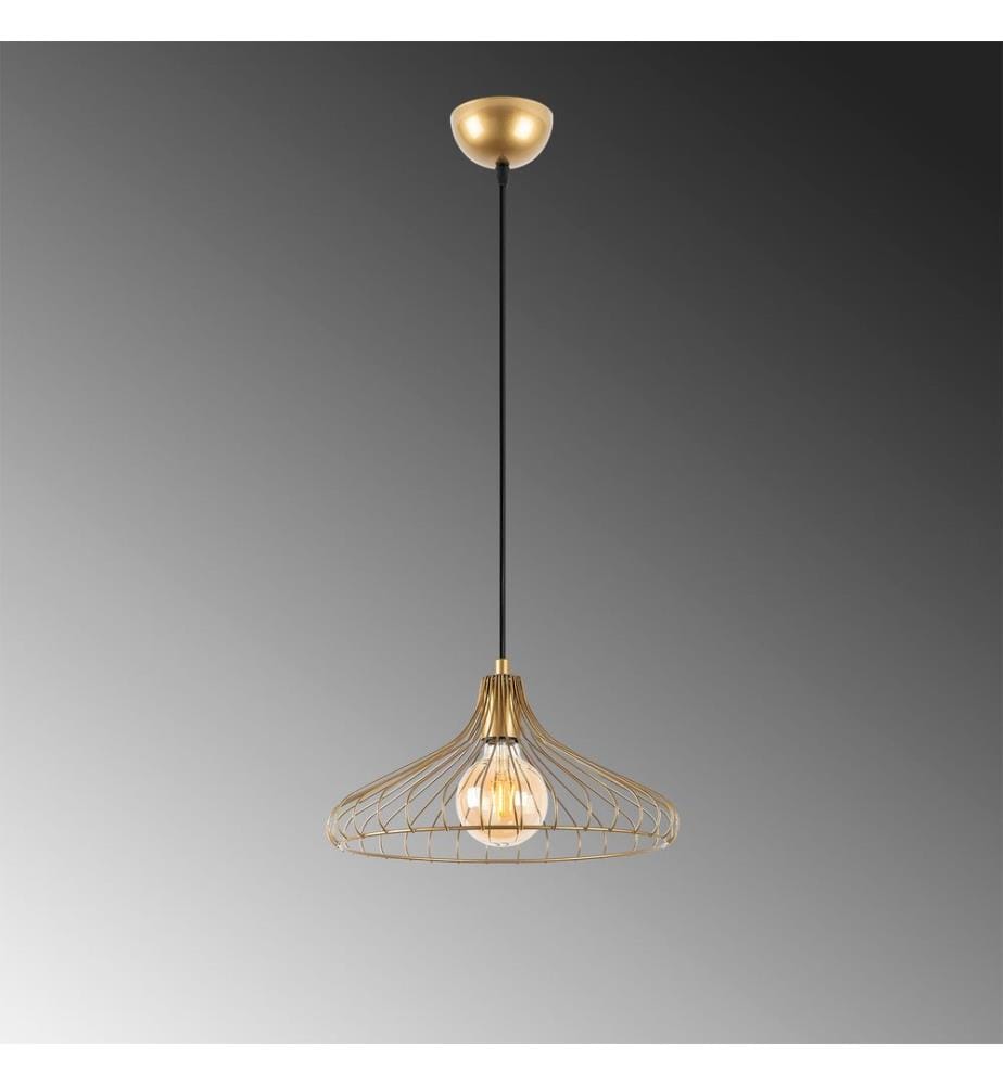 Glänzendes,Gold, Kronleuchter, 36 X 36 X 120 cm, Metallkörper