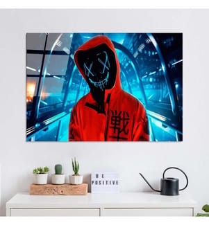 Pittura decorativa in vetro temperato, Multicolore, 100% vetro temperato