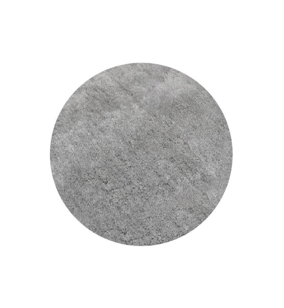 Acrylteppich, Grau, 100% Acryl, Durchmesser: 90 cm