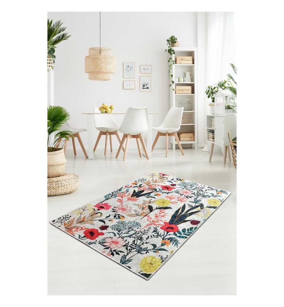 Hallenteppich, 100 x 200, , Multicolor, 50% Samtgewebe - 50% Polyester, 4 mm Florhöhe