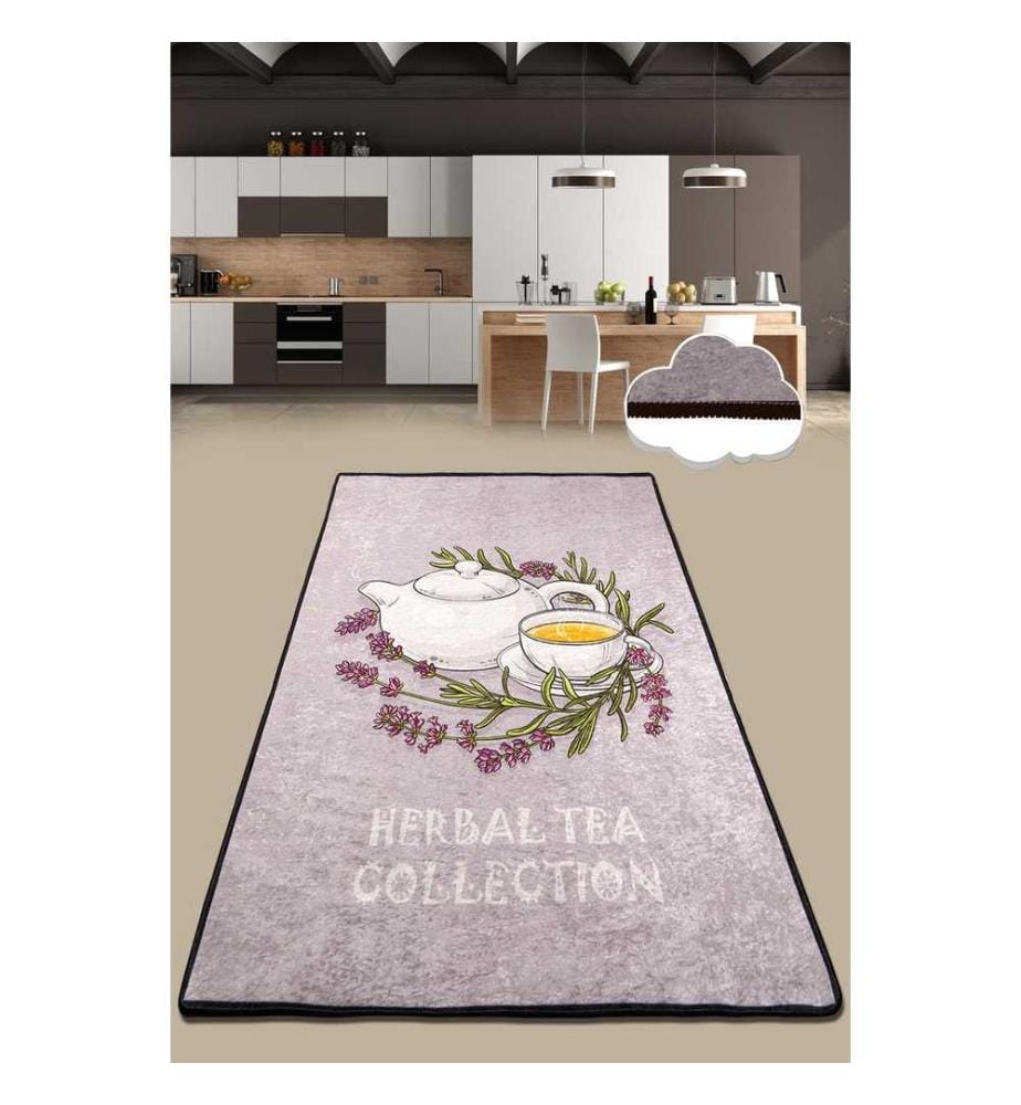 Tapis de salle, rose, 100% polyester, 80 x 100 cm