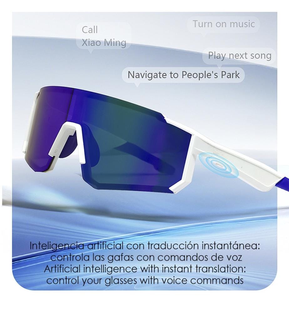 Dam QY PRO 1 smart sports goggles - White and Bl… | DeinDeal