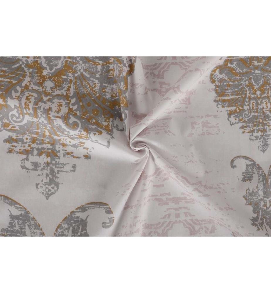 Ranforce Single Quilt Cover Set, Brown White Grey, Cotton Ranforce