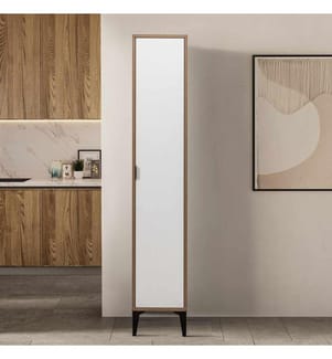 Armoire multifonctionnelle, panneau de particules 100 % mélaminé, blanc
