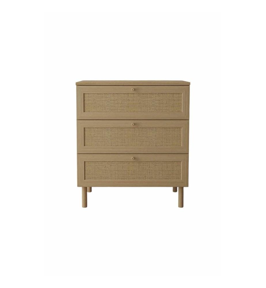 Kommode, 100 % melaminbeschichtete Spanplatte, Beige