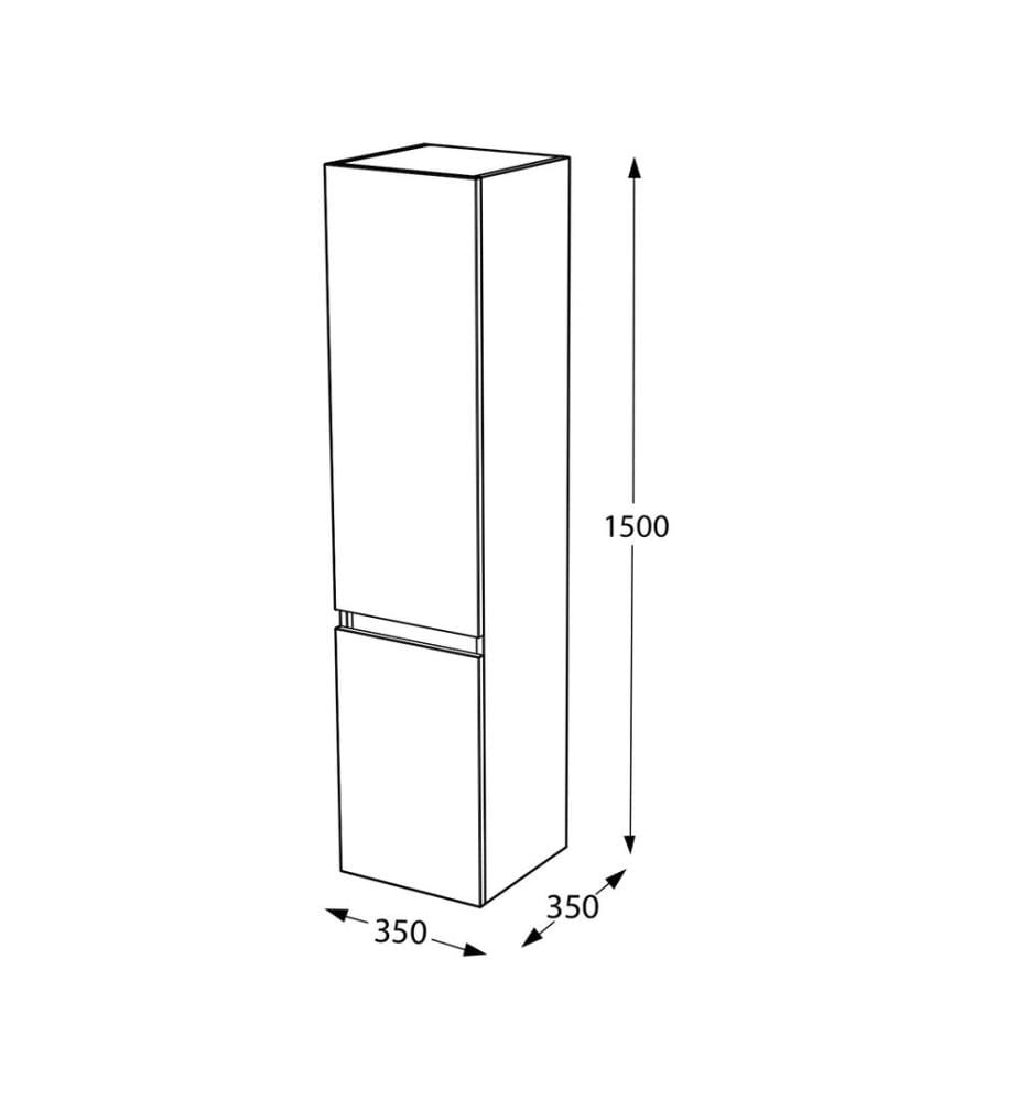 Armoire multifonctionnelle, panneau de particules 100 % revêtu de PVC, gris mat