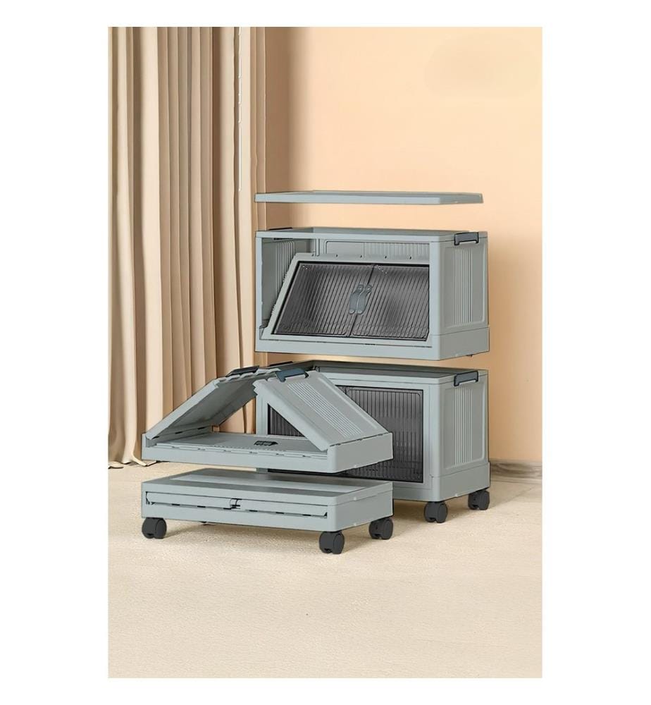 Armoire multifonctionnelle, 100 % plastique, bleu clair