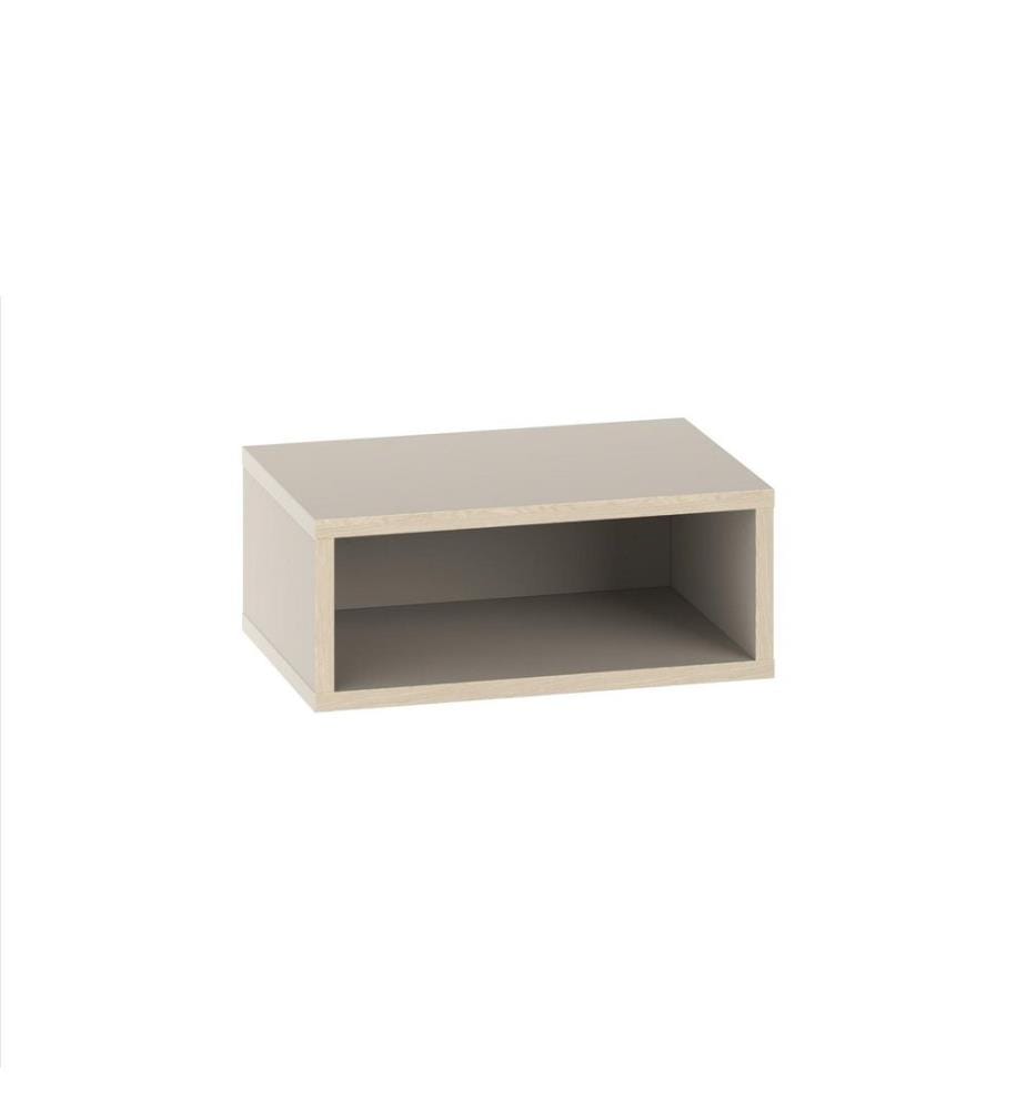 Nachttisch, 100 % melaminbeschichtete Spanplatte, Sandstein