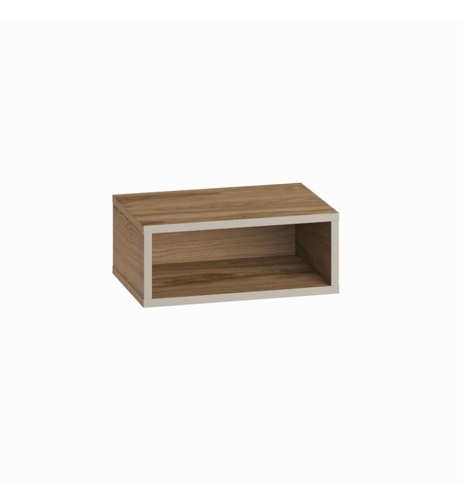 Table de chevet, panneau de particules 100 % mélaminé, grès, oud