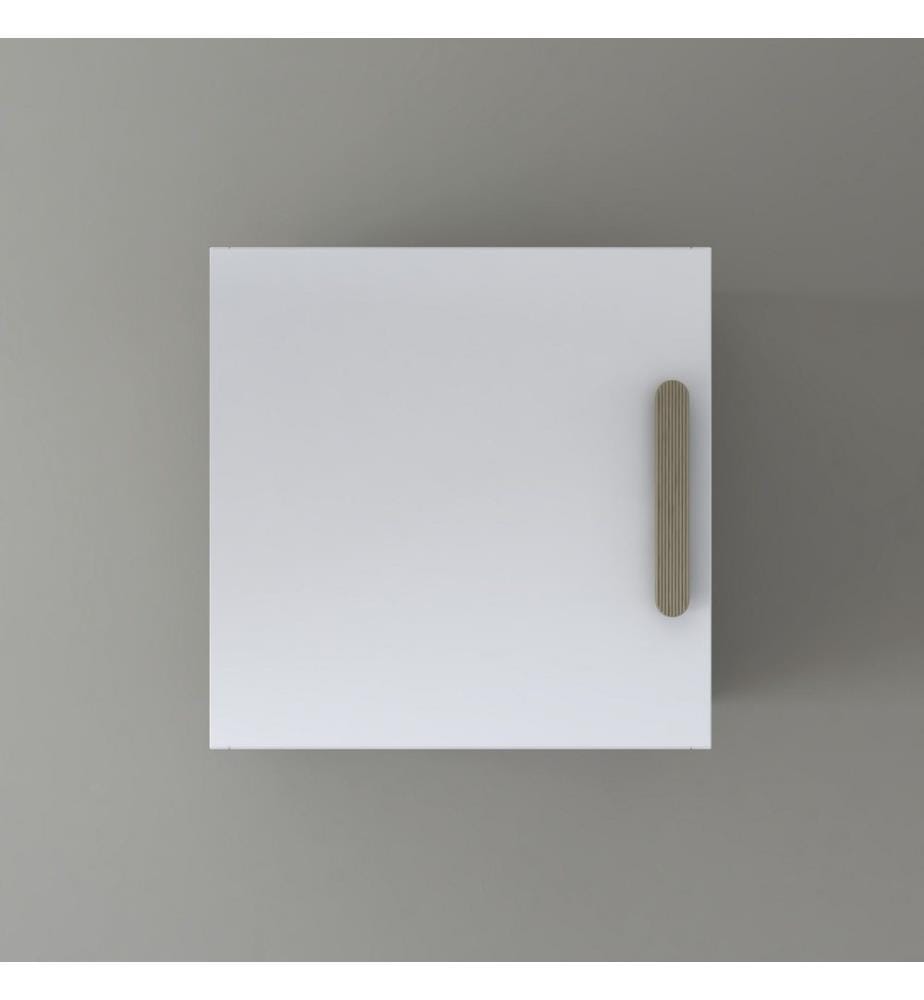 Armoire murale, panneau de particules mélaminé 100 % E1, blanc