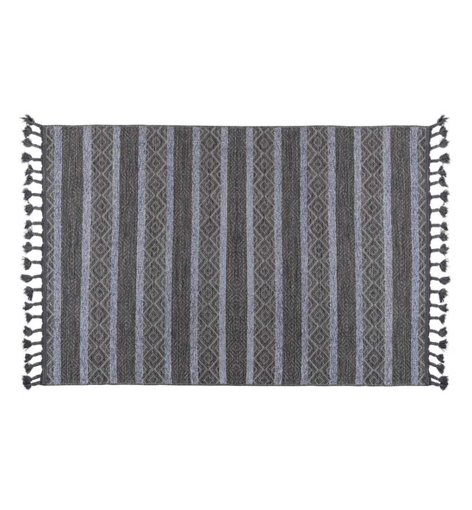 Tappeto, 160 x 230, Antracite, 64% COTONE / 21% POLIESTERE / 15% CENILLE