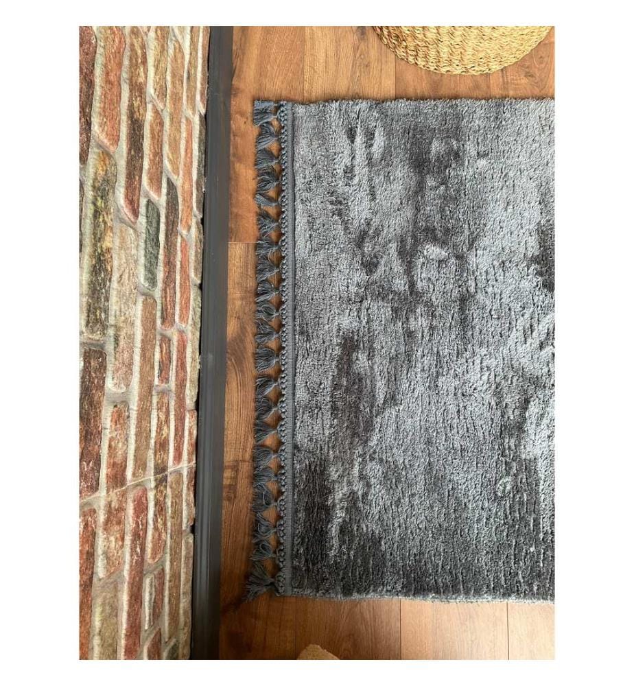 Teppich, Anthrazit, 100% Polyester, 40 x 60 cm