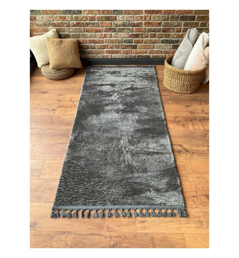 Tappeto, Antracite, 100% poliestere, 120 x 180 cm