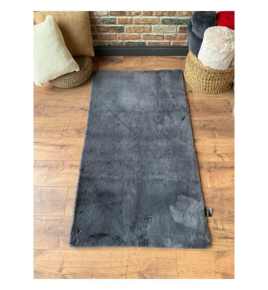 Tappeto, Antracite, 100% poliestere, 150 x 230 cm