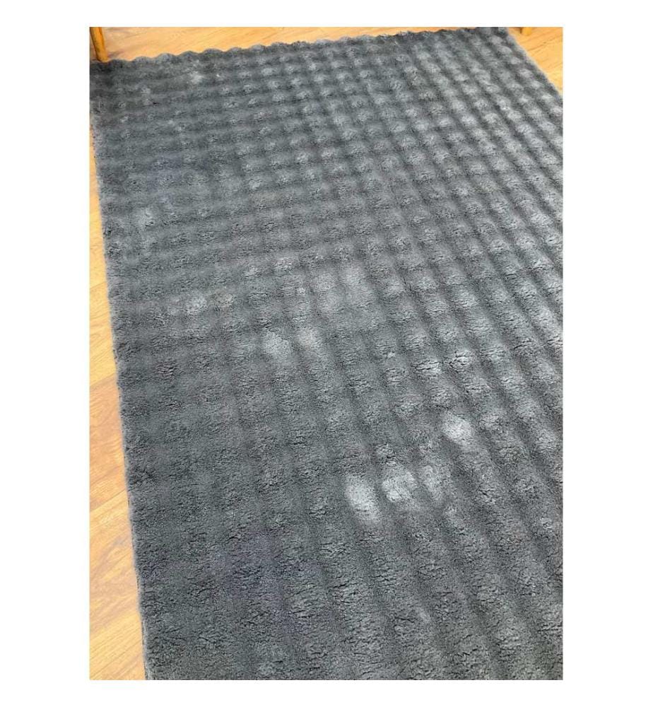 Teppich, Anthrazit, weicher Teppich, 160 x 230 cm