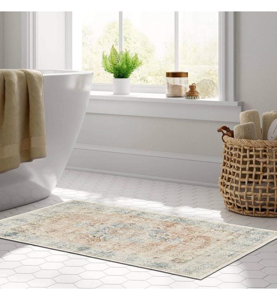 Tappeto, 100 x 300, Beige, 100% POLIESTERE