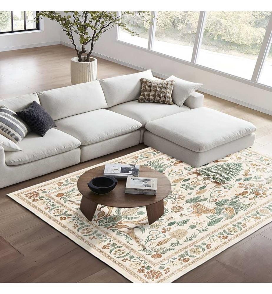 Tappeto, 120 x 180, Beige, 100% POLIESTERE