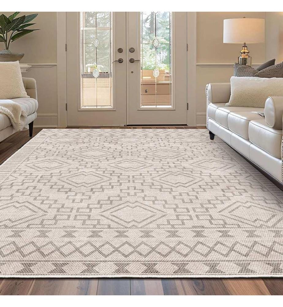 Teppich, 50 x 80, beige, 100 % POLYESTER