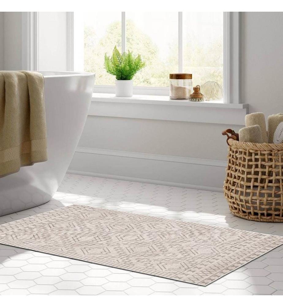 Teppich, 80 x 300, beige, 100 % POLYESTER
