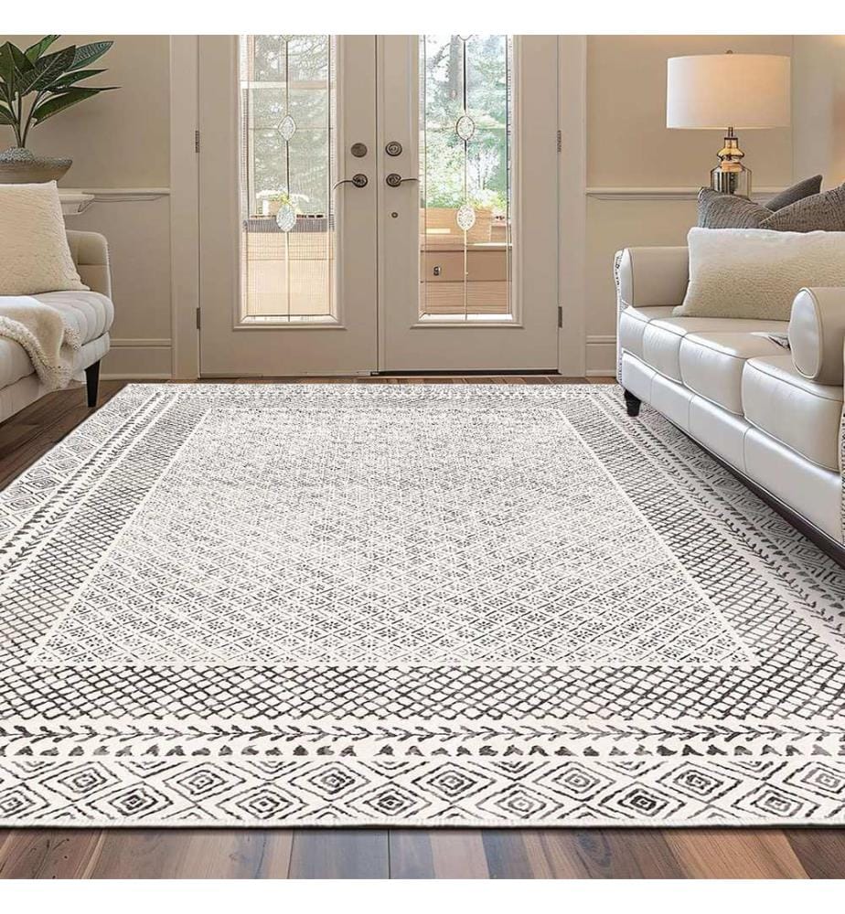 Tappeto, 120 x 180, Beige, 100% POLIESTERE