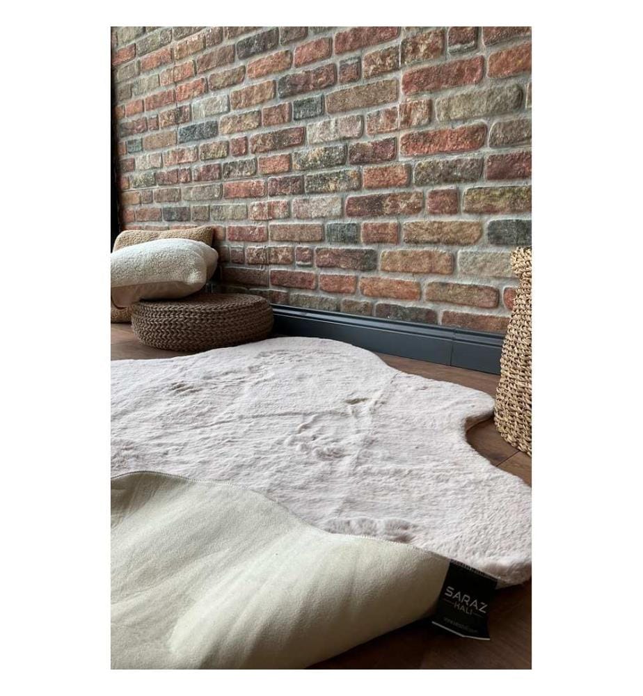 Tappeto, Beige, 100% poliestere, 100 x 150 cm
