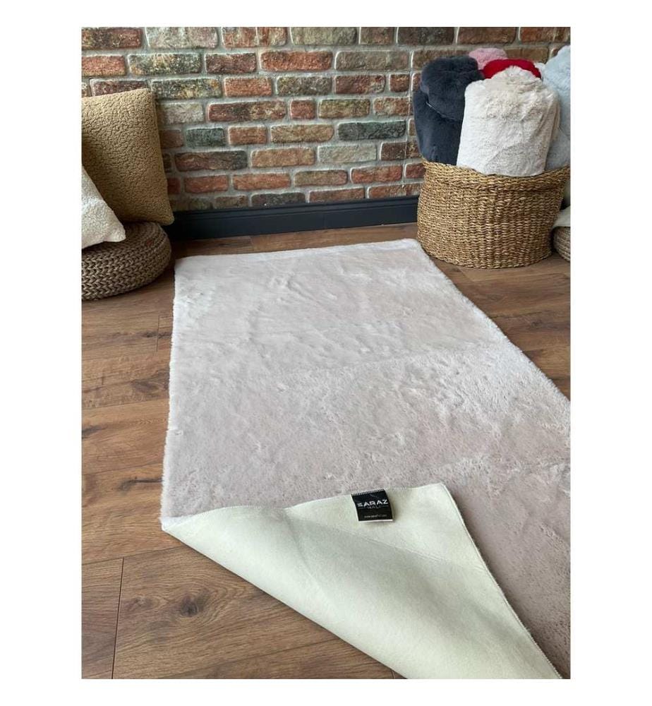 Tappeto, Beige, 100% poliestere, 90 x 300 cm