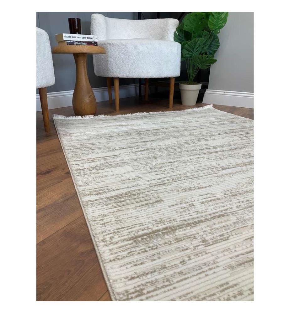 Tappeto, Beige, Tappeto tessuto, 80 x 250 cm