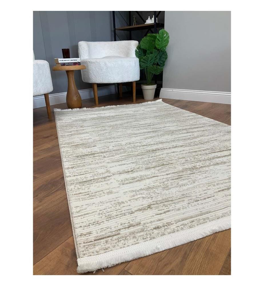 Tappeto, Beige, Tappeto tessuto, 120 x 250 cm
