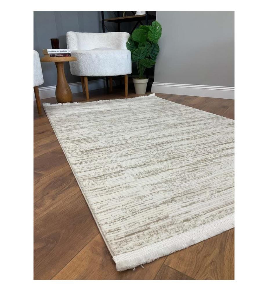 Tappeto, Beige, Tappeto tessuto, 200 x 200 cm