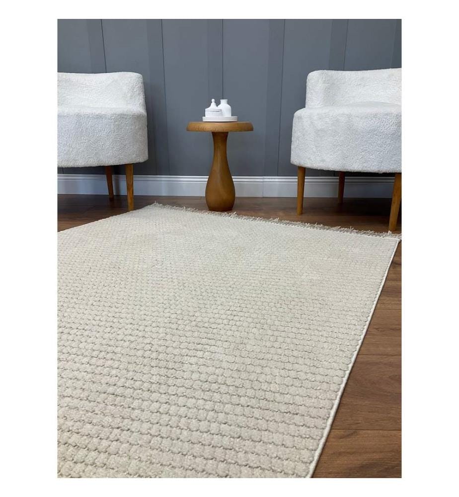 Tappeto, Beige, Tappeto fatto a macchina, 100 x 300 cm