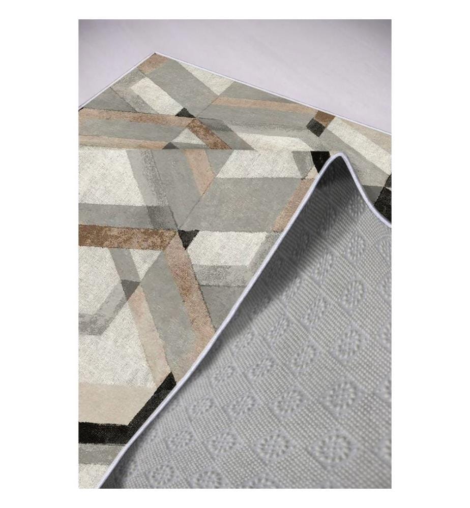 Tappeto, 160 x 230, grigio, 100% POLIESTERE
