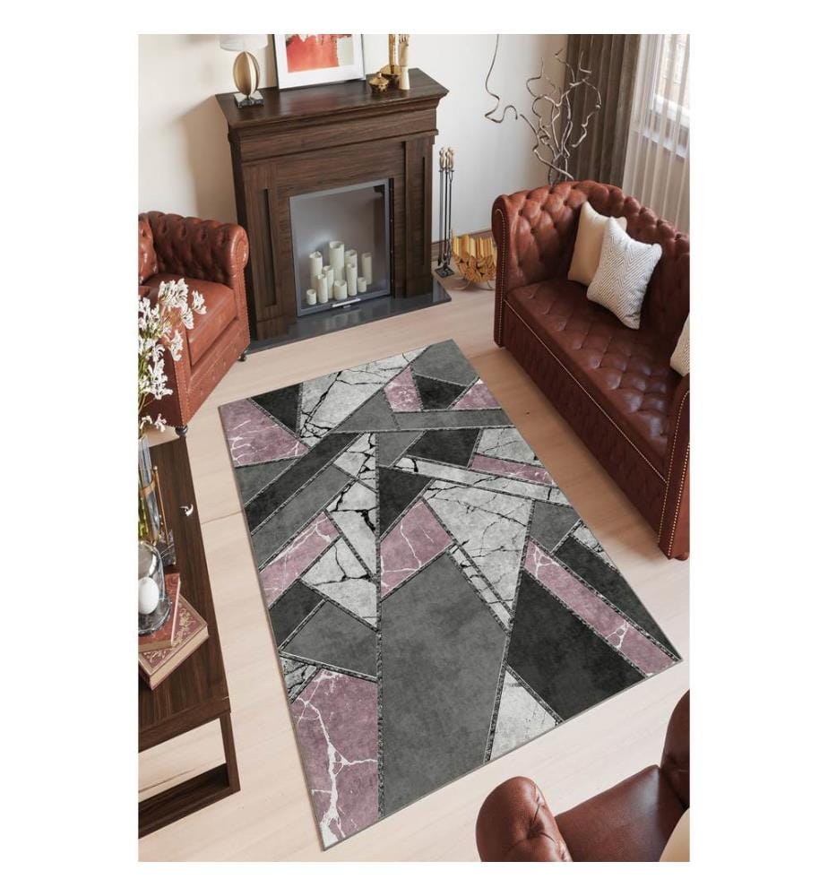 Teppich, 60 x 100, Grau, 100 % POLYESTER