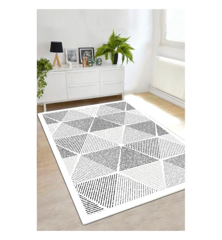 Tapis, 60 x 100, gris, 100 % POLYESTER