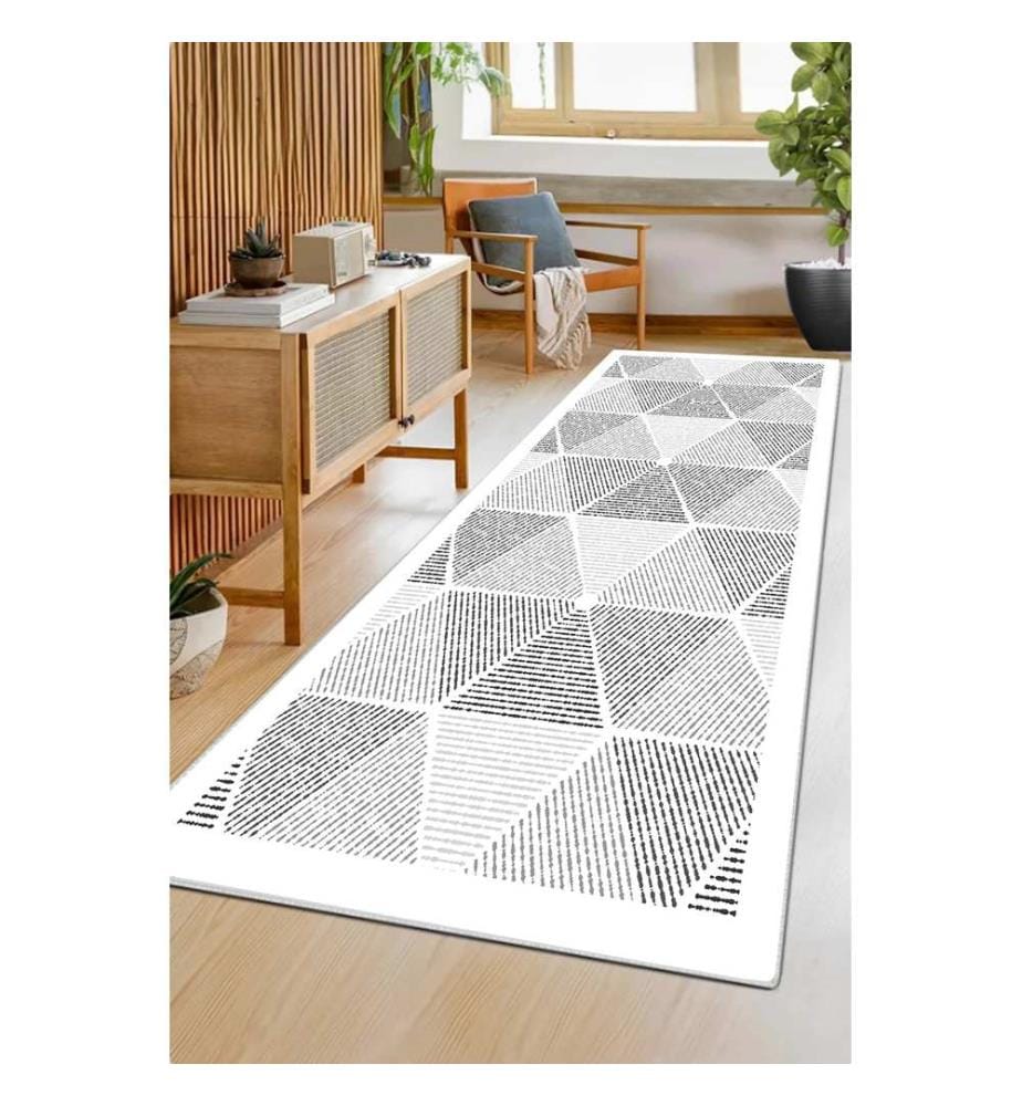 Teppich, 80 x 150, Grau, 100 % POLYESTER