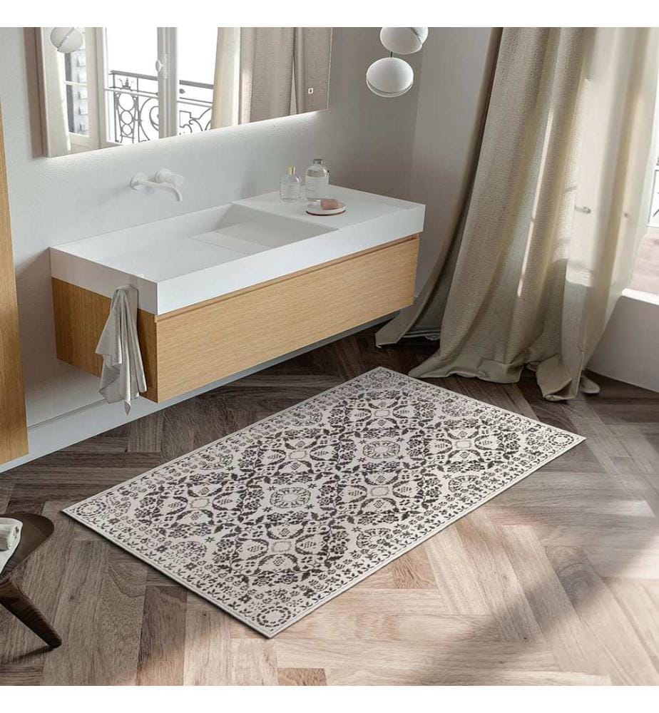 Tappeto, 80 x 150, Grigio, 100% POLIESTERE