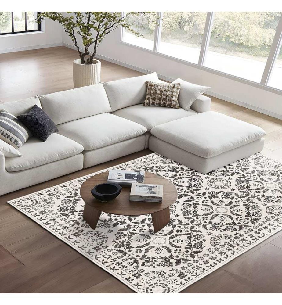 Teppich, 100 x 200, Grau, 100 % POLYESTER