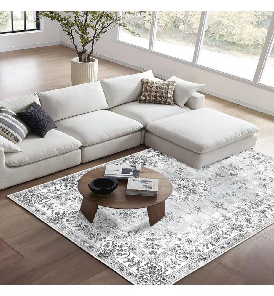 Tappeto, 80 x 300, Grigio, 100% POLIESTERE