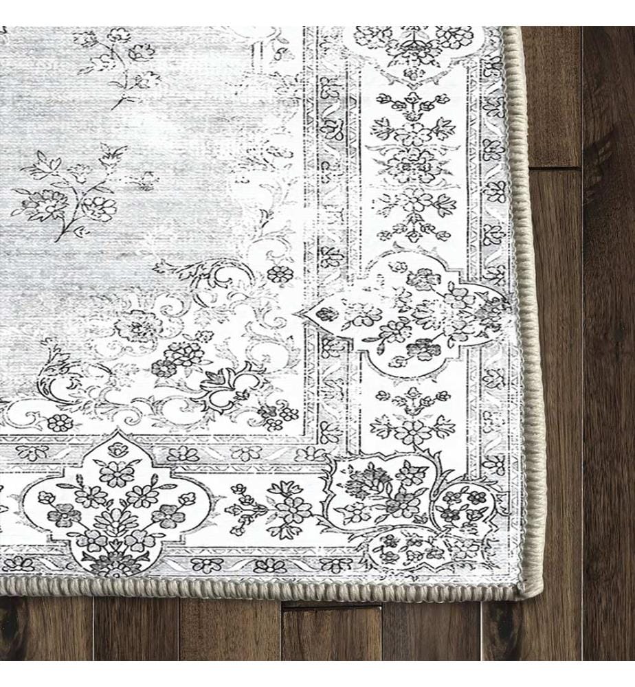 Teppich, 100 x 300, Grau, 100 % POLYESTER