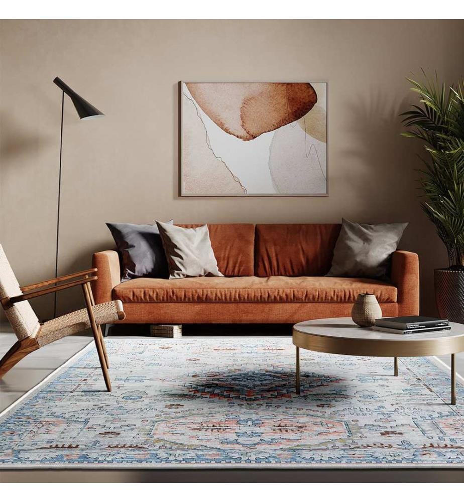 Tappeto, 100 x 150, Grigio, 100% POLIESTERE