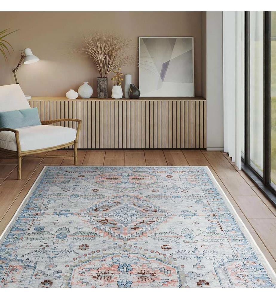 Tapis, 100 x 200, gris, 100 % POLYESTER