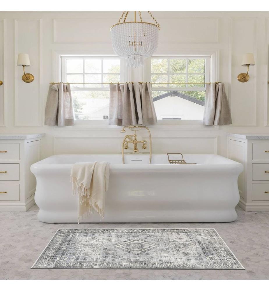Teppich, 80 x 300, grau, 100 % POLYESTER