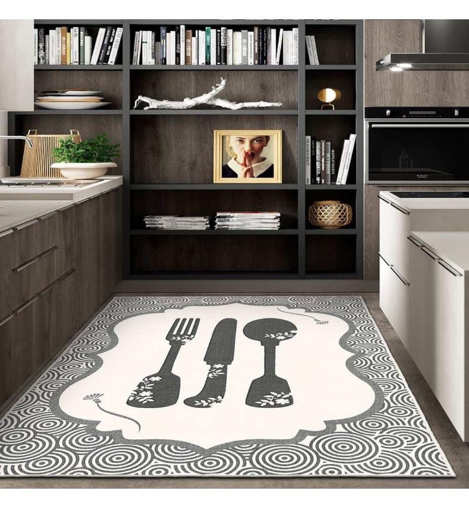 Tappeto, 80 x 150, Grigio, 100% POLIESTERE