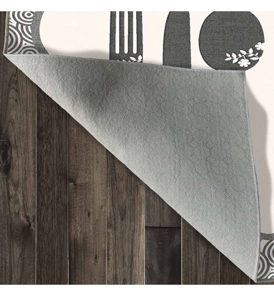 Tappeto, 80 x 150, Grigio, 100% POLIESTERE