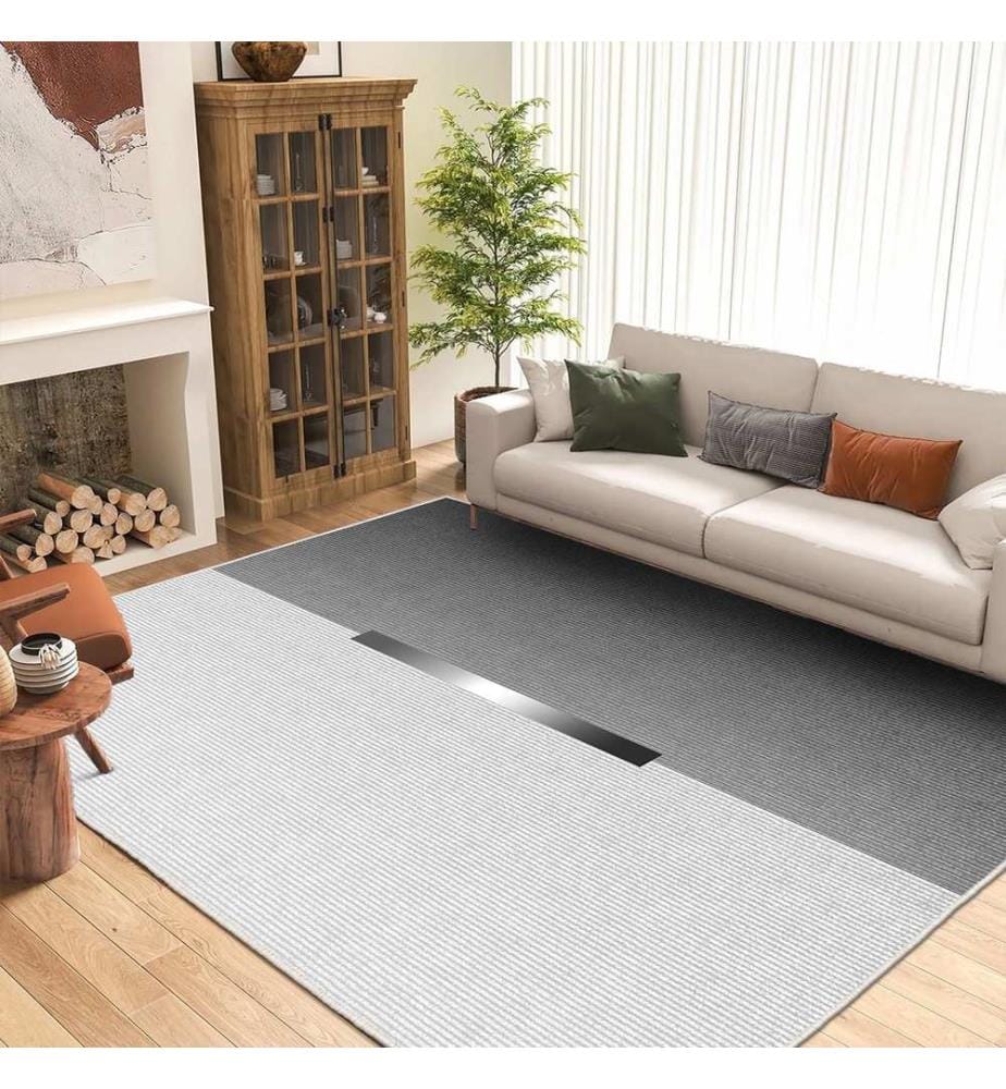 Teppich, 40 x 60, grau, 100 % POLYESTER