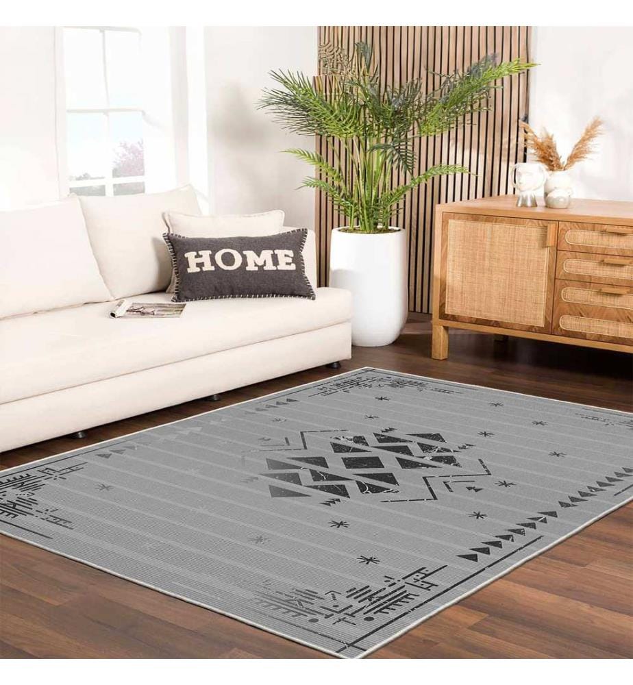 Tappeto, 80 x 300, Grigio, 100% POLIESTERE