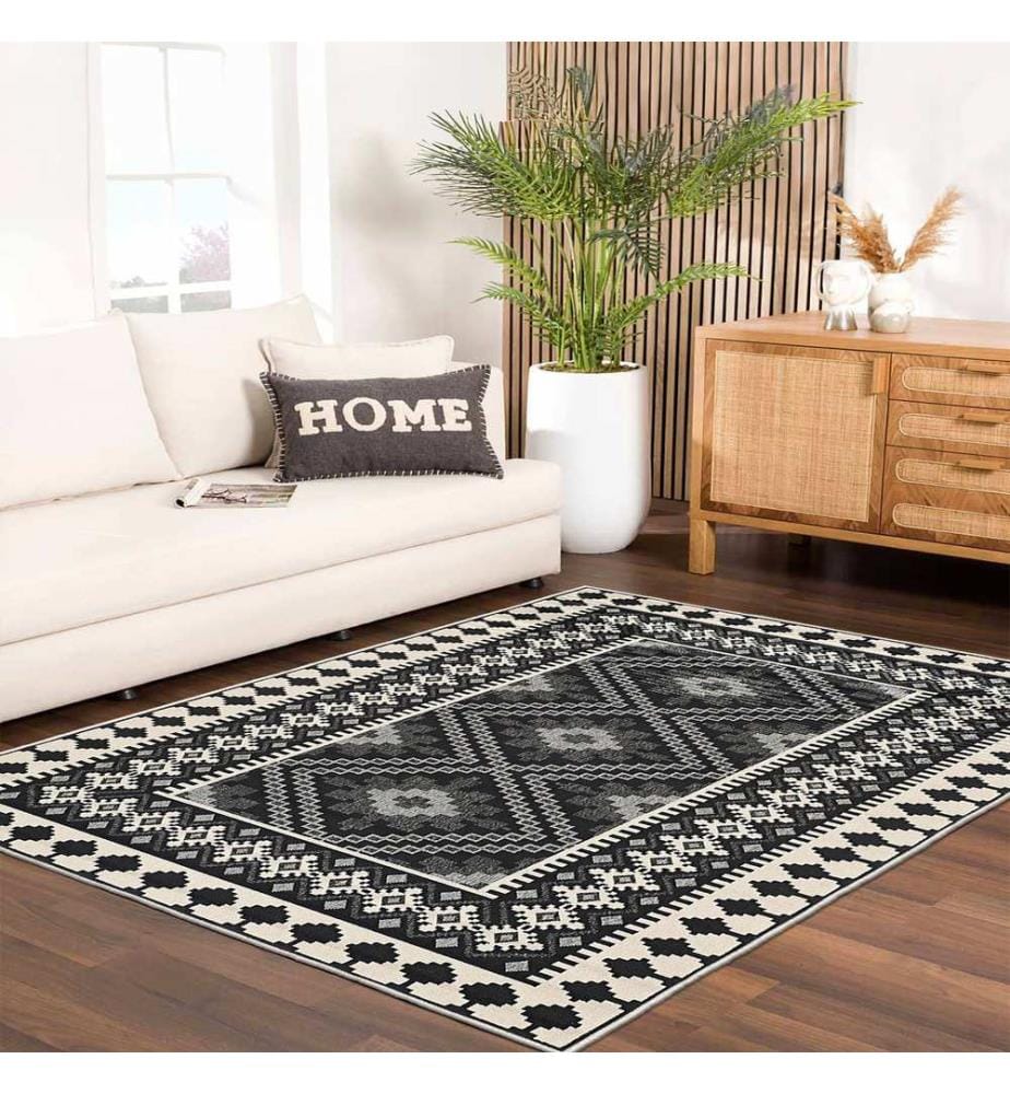 Tapis, 100 x 200, gris, 100 % POLYESTER