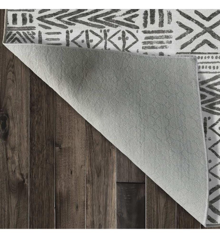 Tappeto, 100 x 150, Grigio, 100% POLIESTERE