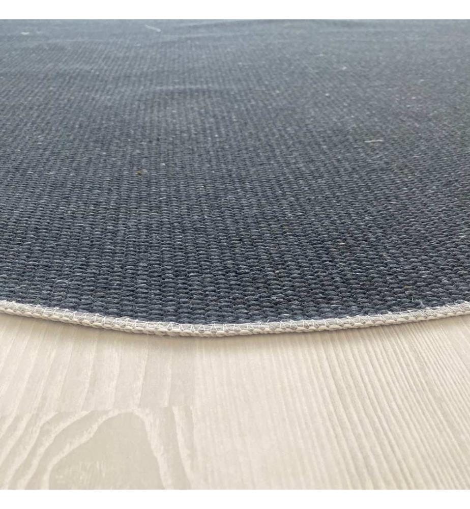 Tappeto, 120 x 120, Blu, 70% COTONE / 30% POLIESTERE